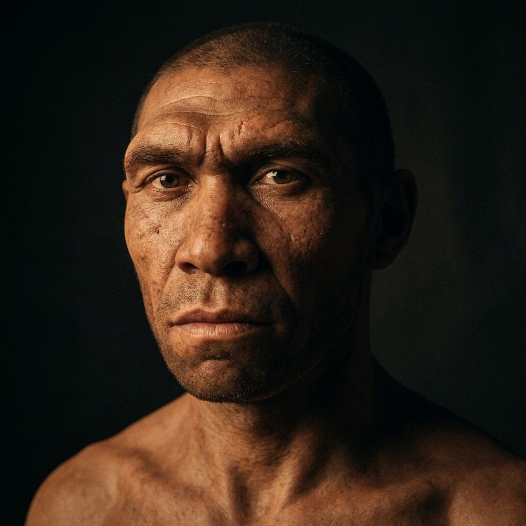 Retrato de un Homo erectus